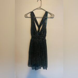 ✨New With Tags✨ T.J. Maxx Deep V Shimmer Mini Dress